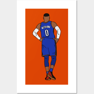 Russell Westbrook Back-To Posters and Art